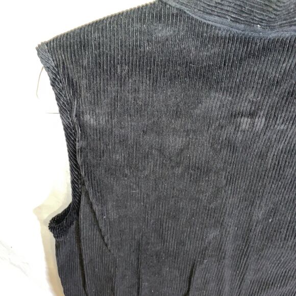 Paul Harris Design Corduroy Cardigan Women’s Size Medium Red Black Snowflake - Picture 11 of 12